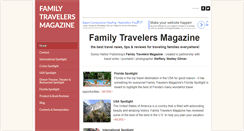 Desktop Screenshot of familytravelersmagazine.com