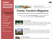 Tablet Screenshot of familytravelersmagazine.com